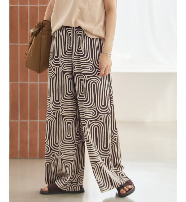 JOURNAL STANDARD「Multi Satin Pt Piping パンツ」|その他|ブラウン