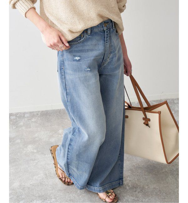Spick and Span「《追加》5 1/2 BAGGY DENIM」|デニム|