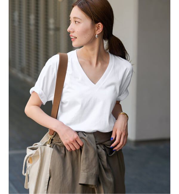 ≪追加≫LOEFF/ロエフ 別注 Vネック TEE（FRAMeWORK）｜ルミネの