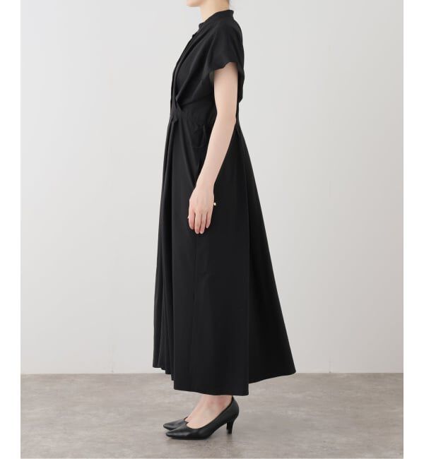  「【洗える】フレンチタックシャツワンピース」|ワンピース|