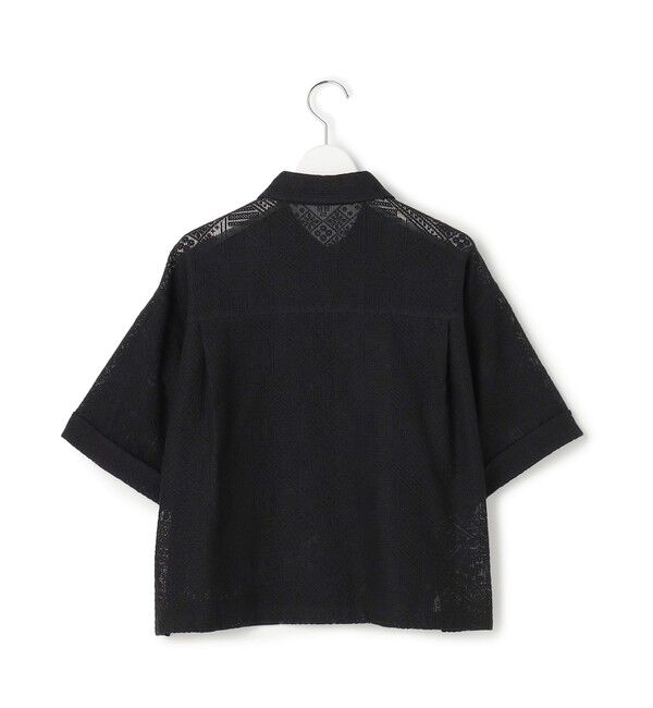 23区「【SLOW/一部店舗限定】モチーフレース 半袖 シャツ」|シャツ・ブラウス|