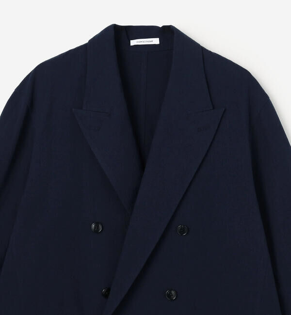  「CHEMISE D'ADAM | 〈別注〉ダブルブレスト シャツジャケット MEN」|テーラードジャケット|