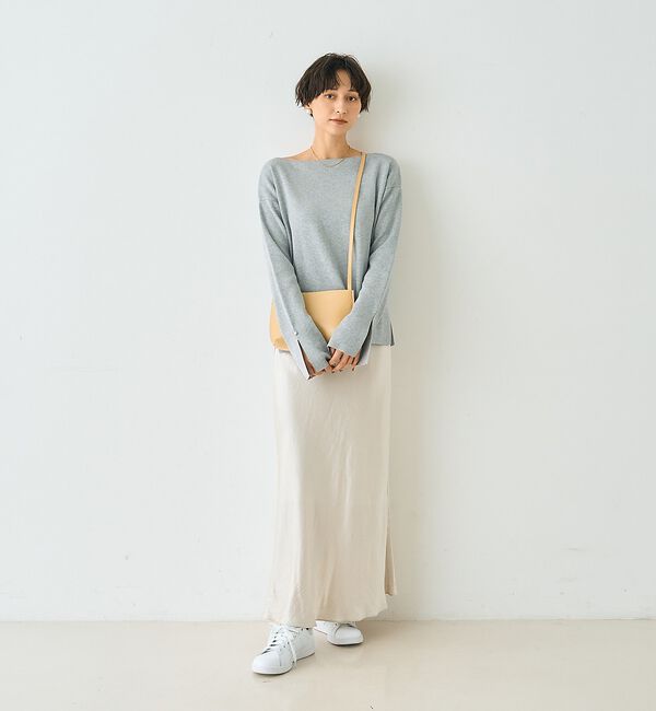 Rouge vif「スムーススリット ニットプルオーバー」|ニット・セーター|