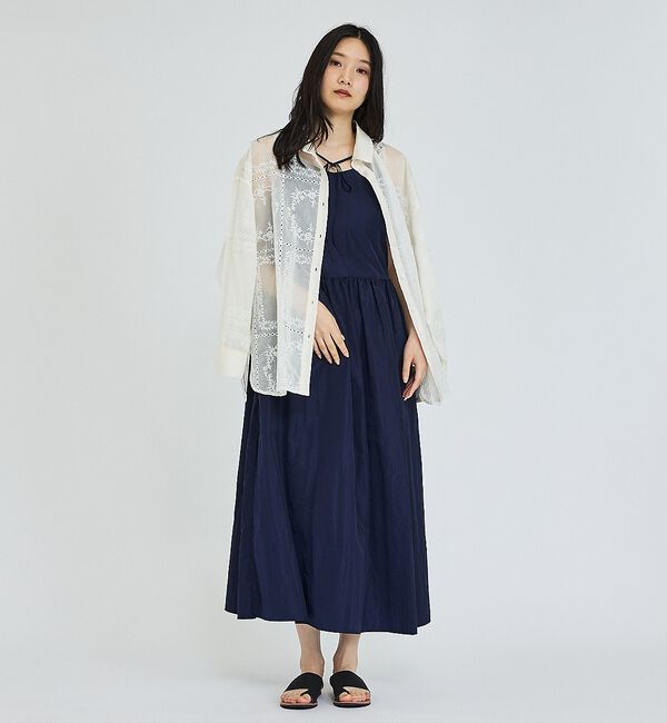 abahouse mavie「【ベッキーコラボ】2WAYリボン キャミソールワンピース【予約】」|ワンピース|