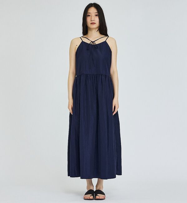 abahouse mavie「【ベッキーコラボ】2WAYリボン キャミソールワンピース【予約】」|ワンピース|