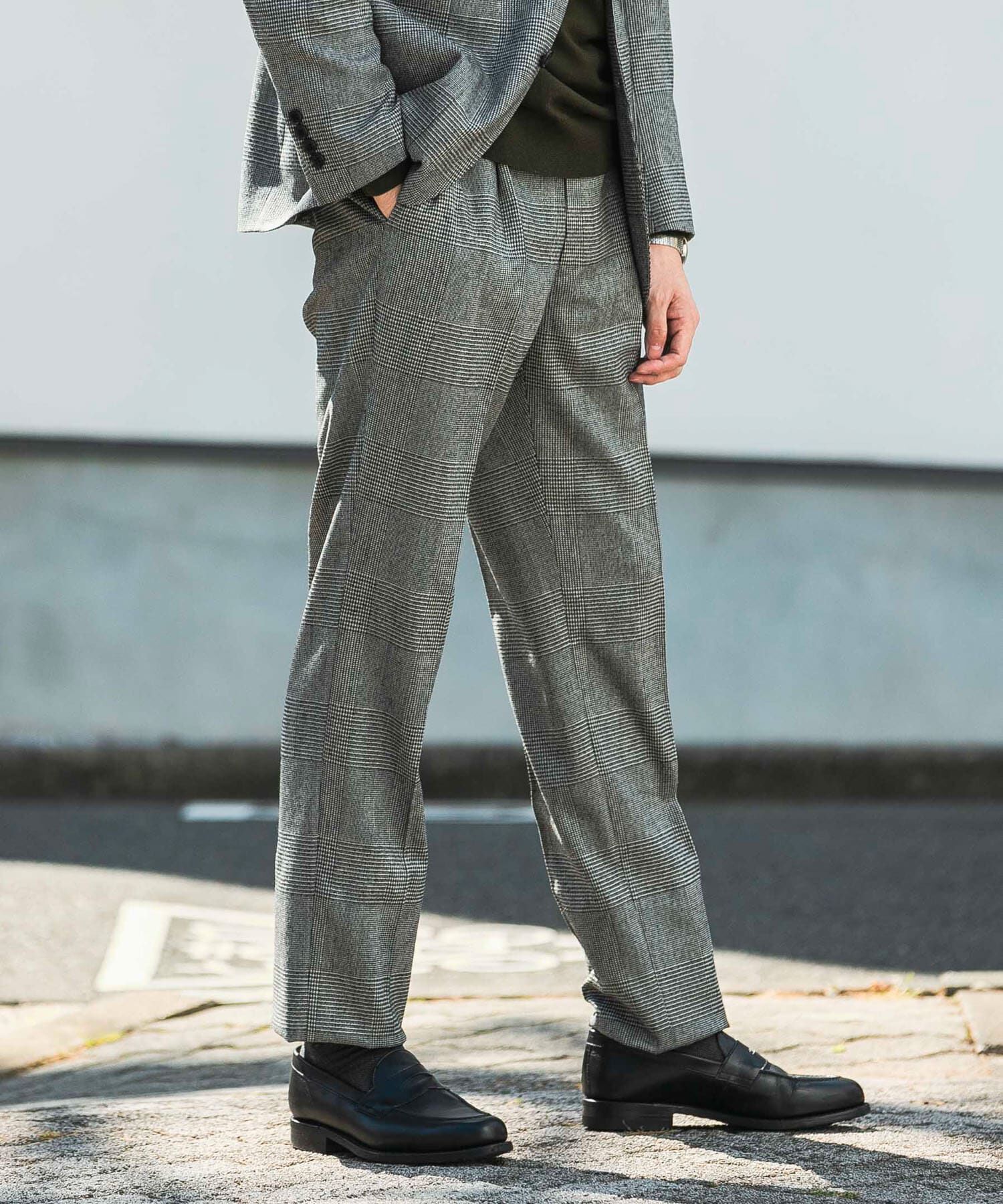 URBAN RESEARCH DOORS「LIFE STYLE TAILOR　フラノパンツ」|スラックス|