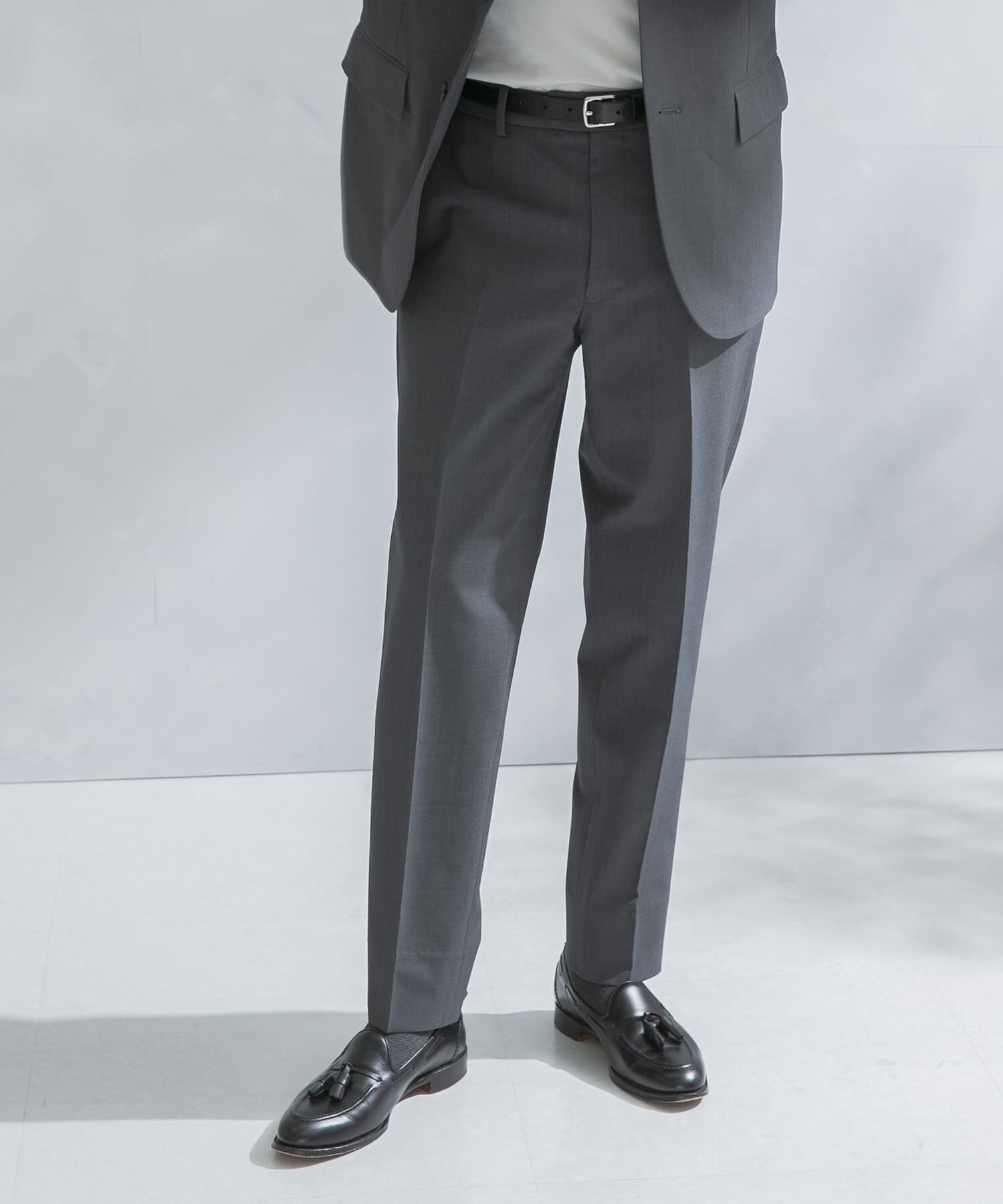 URBAN RESEARCH DOORS「『ｲｰｼﾞｰｹｱ』LIFE STYLE TAILOR ｸﾘｱﾂｲﾙｺﾝﾌｫｰﾀﾌﾞﾙｽﾏｰ 」|スラックス|グレー