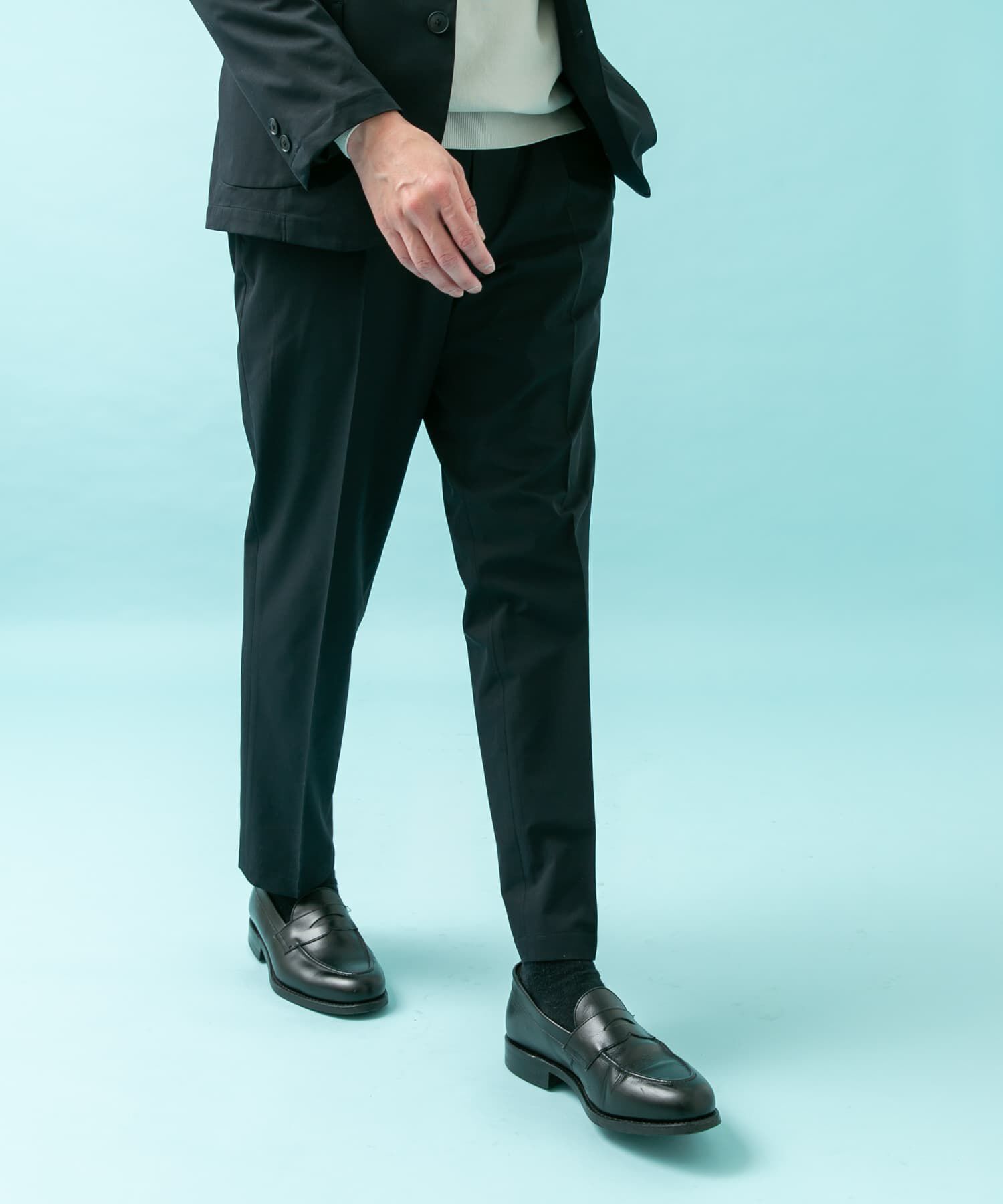 URBAN RESEARCH DOORS「LIFE STYLE TAILOR　4WAYストレッチパンツ」|スラックス|ネイビー