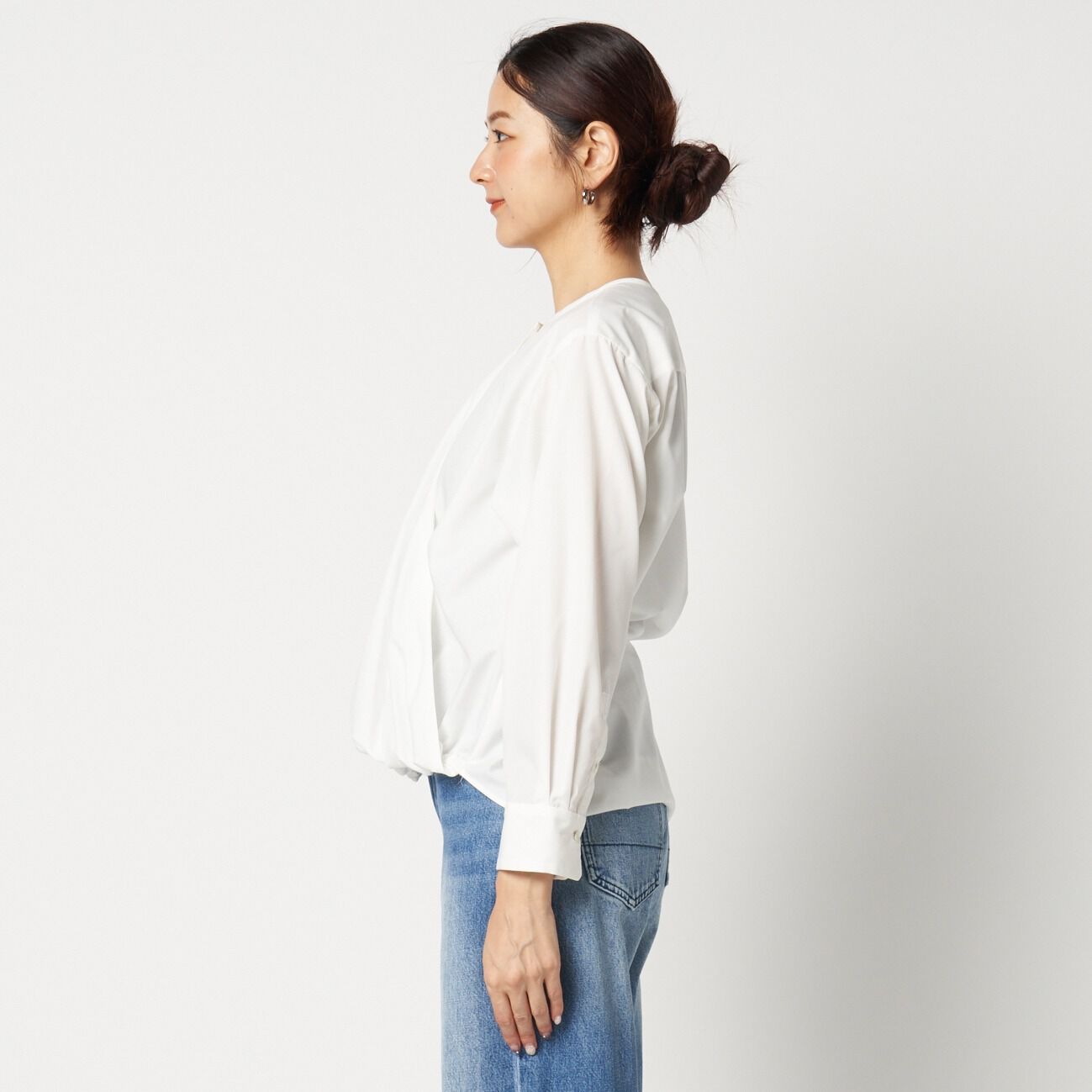 HELIOPOLE「HELIOPOLE CACHE-COEUR BLOUSE」|シャツ・ブラウス|
