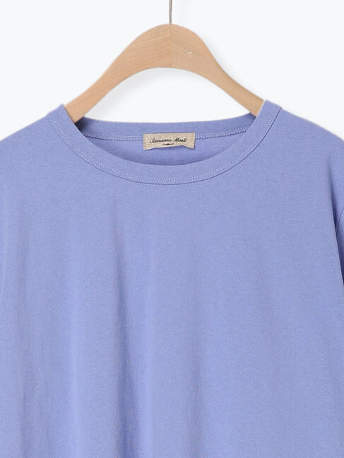 Samansa Mos2「【接触冷感】バックスカラップレースTシャツ」|Tシャツ・カットソー|