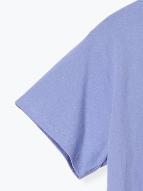 Samansa Mos2「【接触冷感】バックスカラップレースTシャツ」|Tシャツ・カットソー|