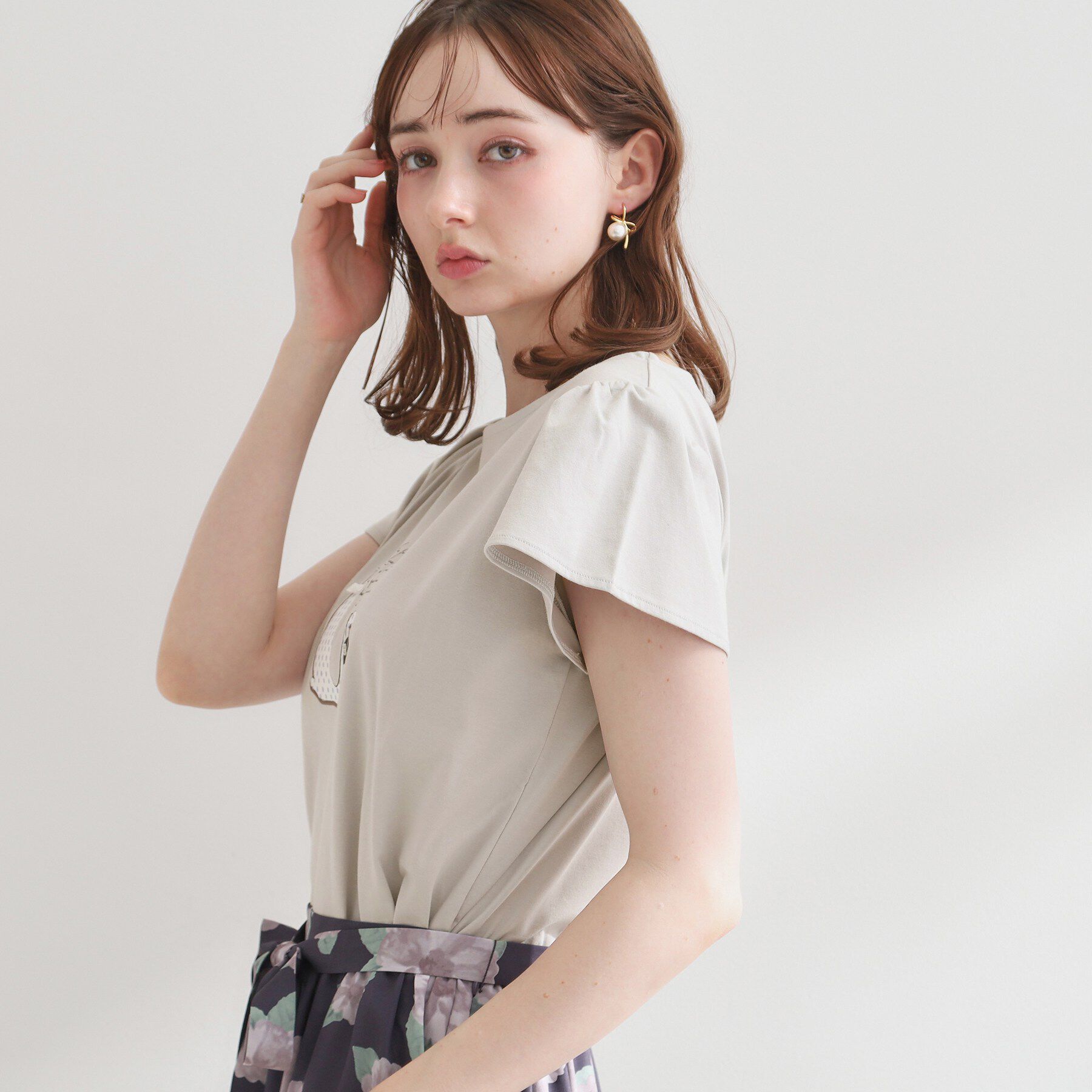 Couture broach「フレンチCAT プルオーバー」|Tシャツ・カットソー|