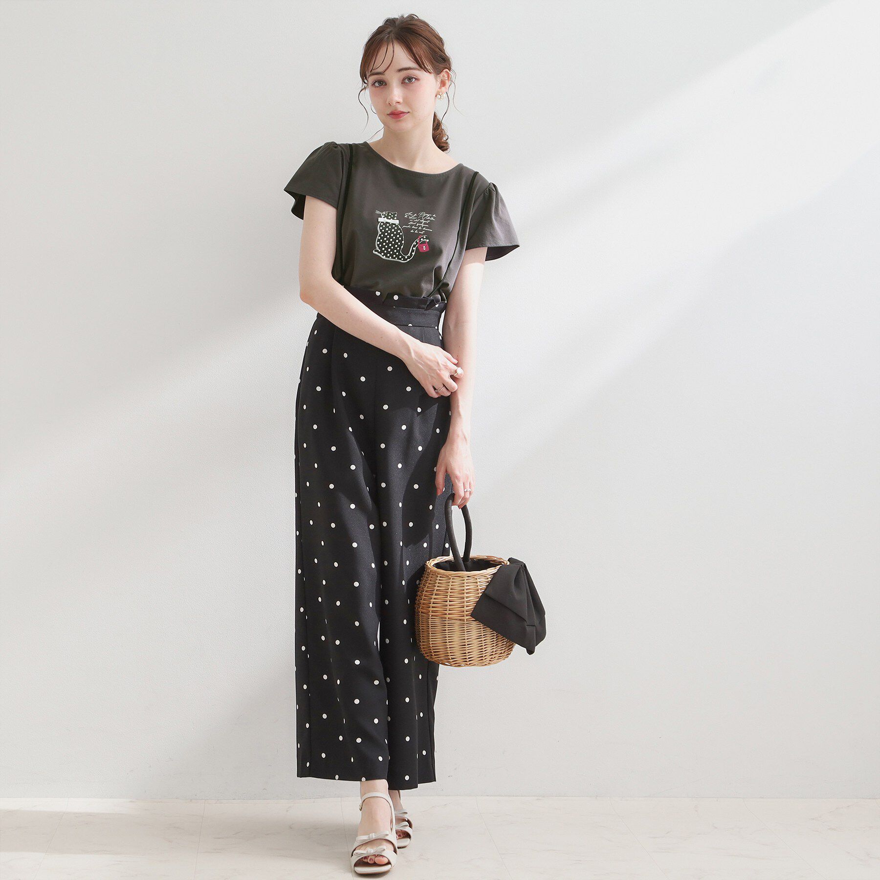 Couture broach「フレンチCAT プルオーバー」|Tシャツ・カットソー|