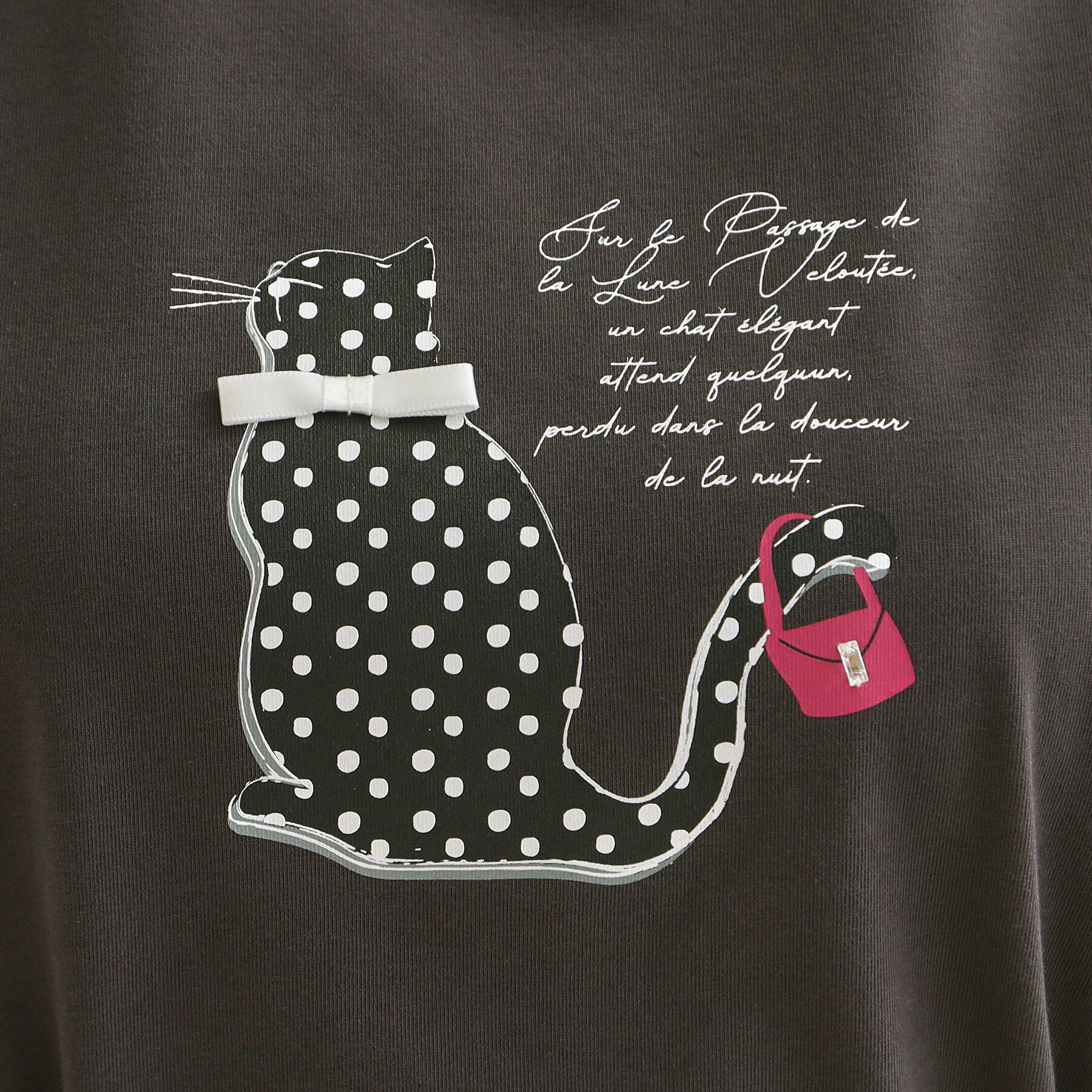 Couture broach「フレンチCAT プルオーバー」|Tシャツ・カットソー|
