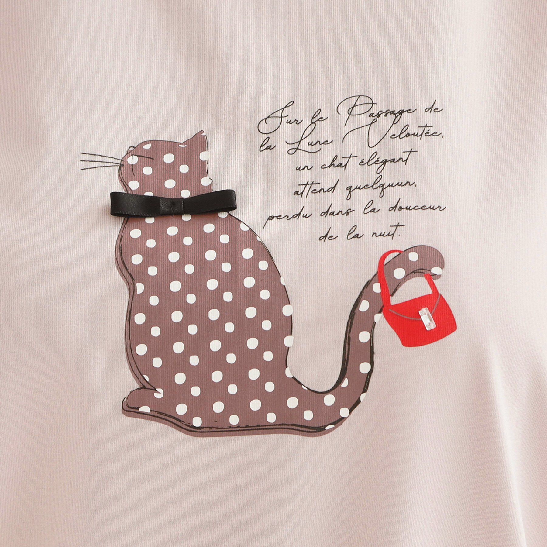 Couture broach「フレンチCAT プルオーバー」|Tシャツ・カットソー|