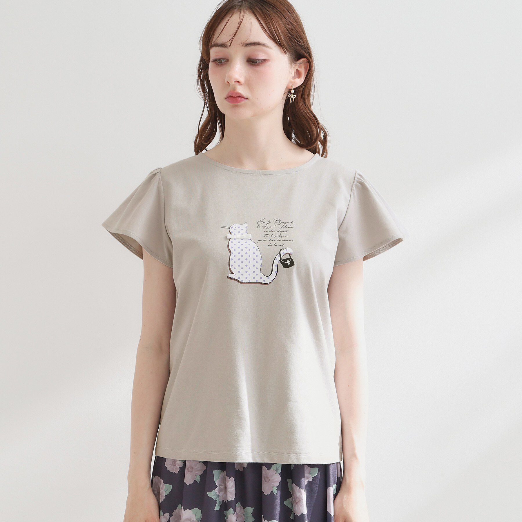 Couture broach「フレンチCAT プルオーバー」|Tシャツ・カットソー|