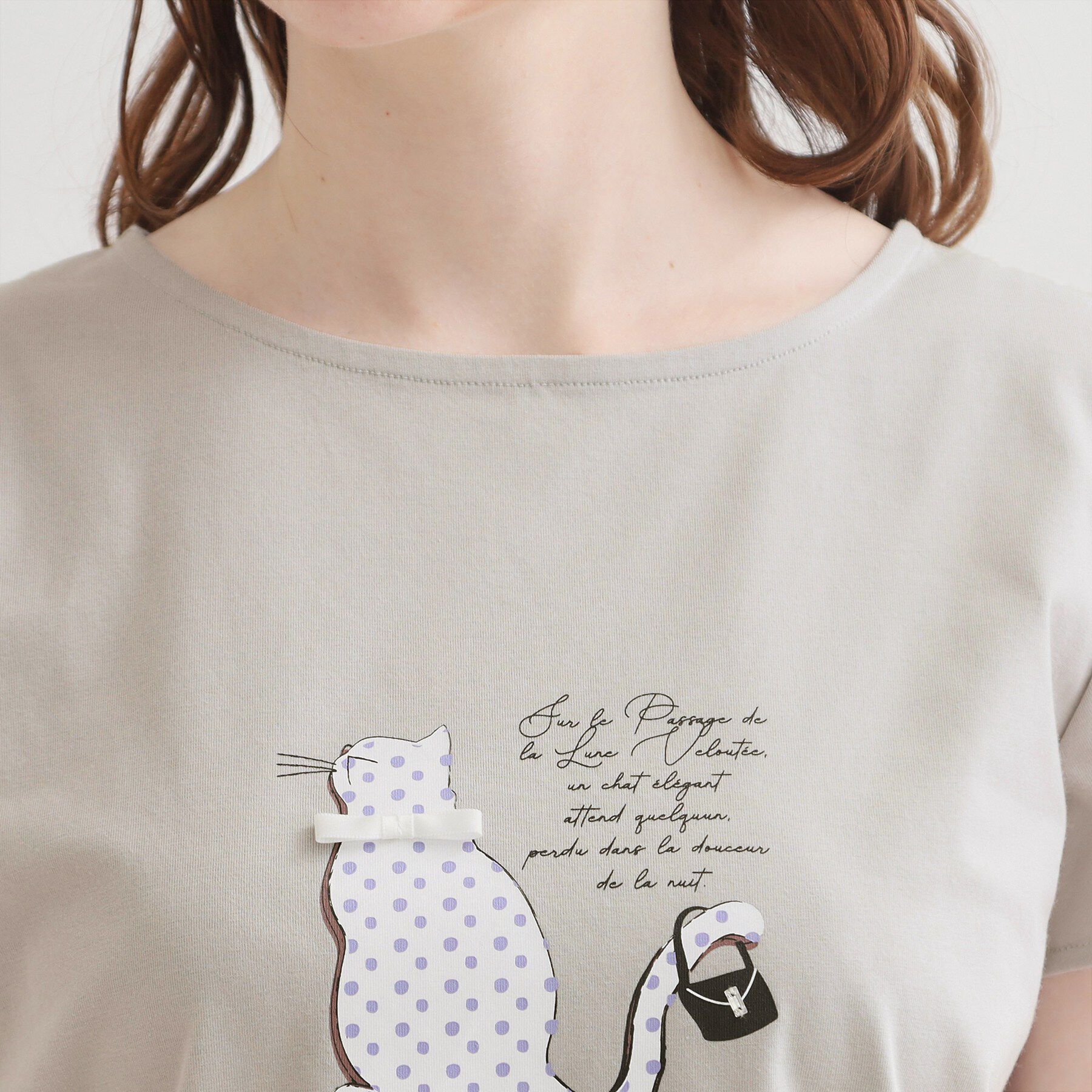 Couture broach「フレンチCAT プルオーバー」|Tシャツ・カットソー|
