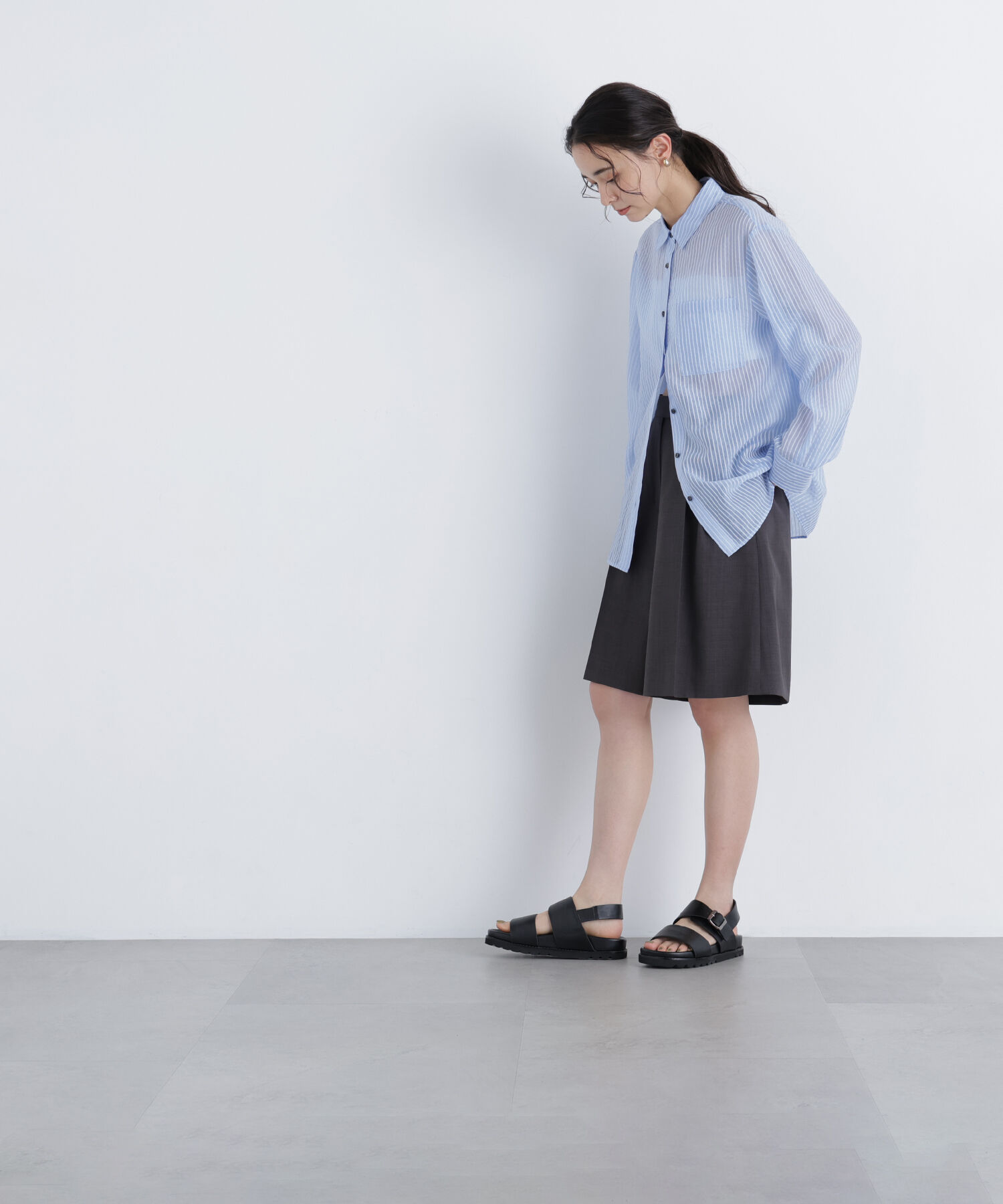  「〈N.〉リネンライク SETUP パンツ」|その他|