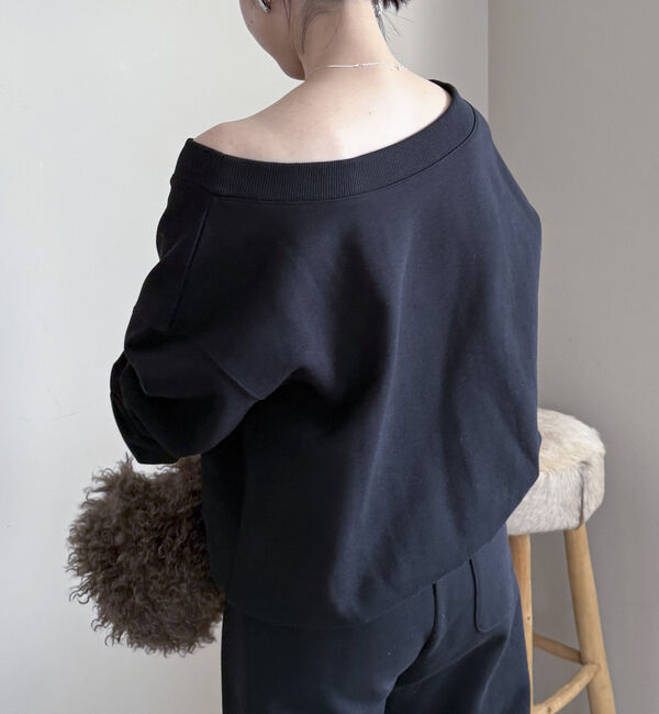 Doux archives「裏起毛Ｖネック前後２ＷＡＹプルオーバー」|Tシャツ・カットソー|