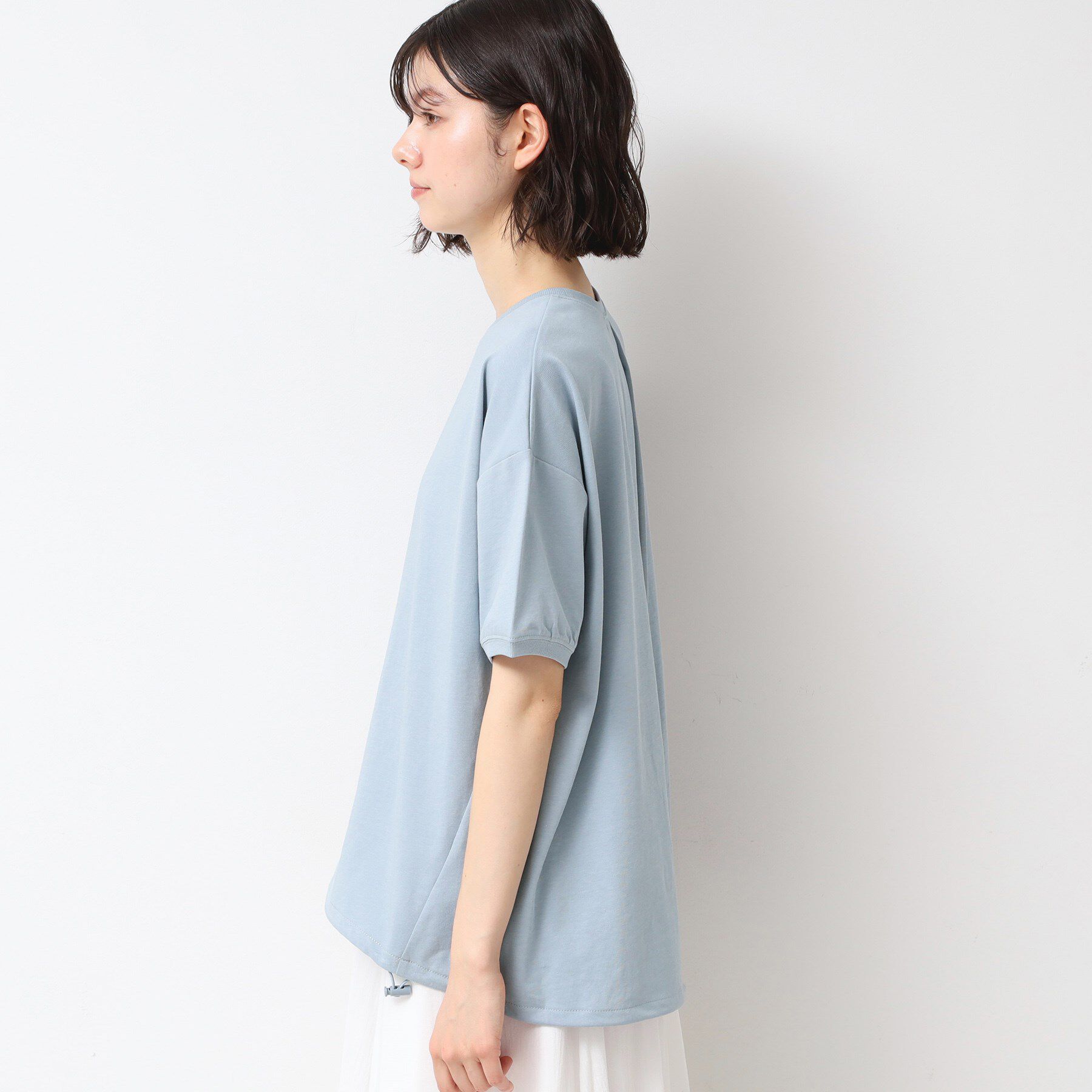 Dessin「【二の腕カバー/接触冷感/UV】ドローコードカットソー（XS～L）」|Tシャツ・カットソー|