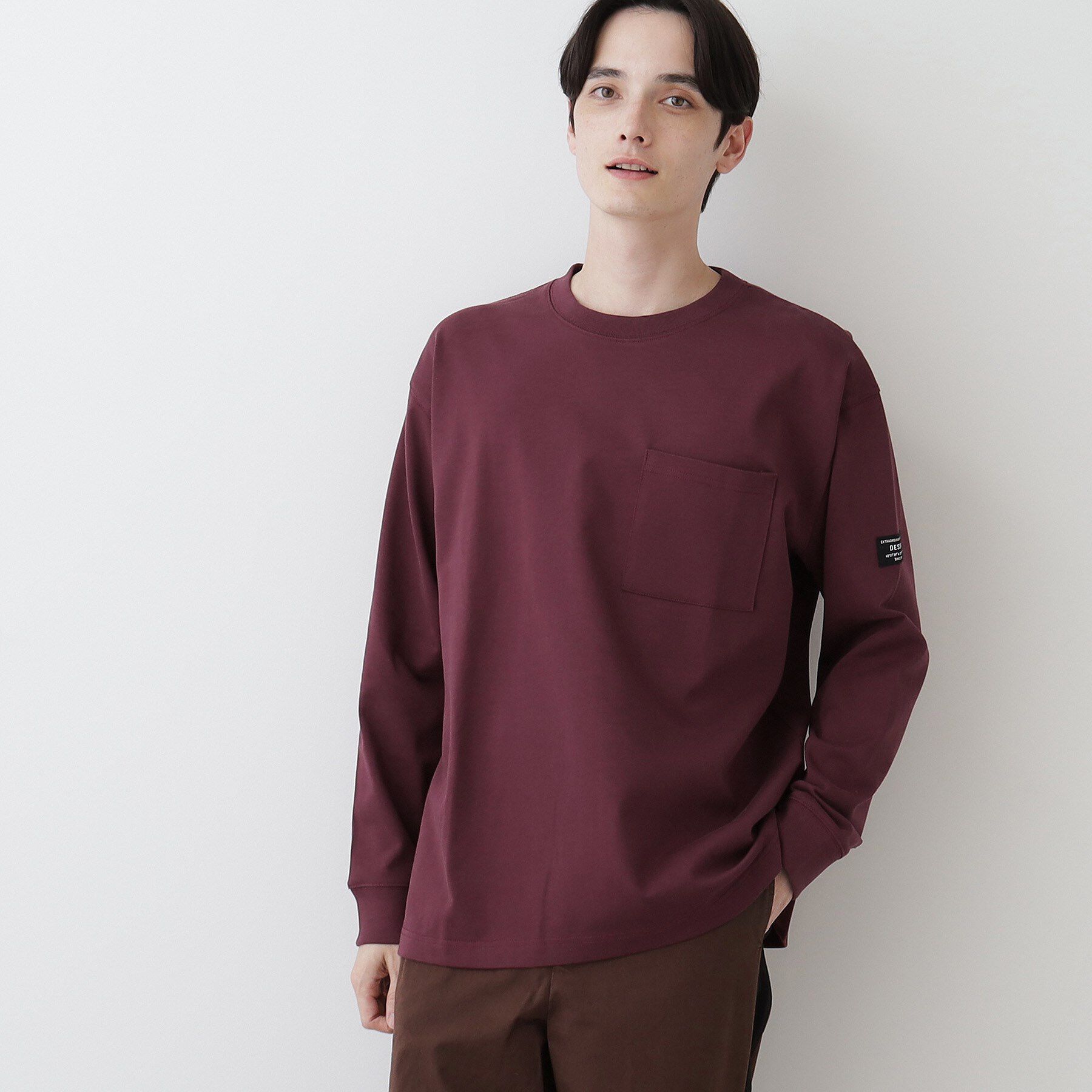 Dessin「【洗える】ヘビー天竺ロンT」|Tシャツ・カットソー|