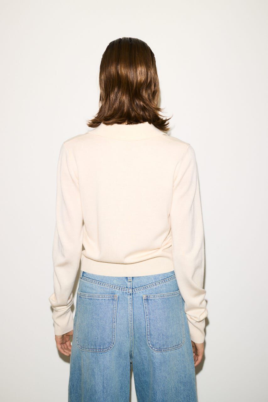 SLY「KNIT POLO 2WAY HG カーディガン」|カーディガン|