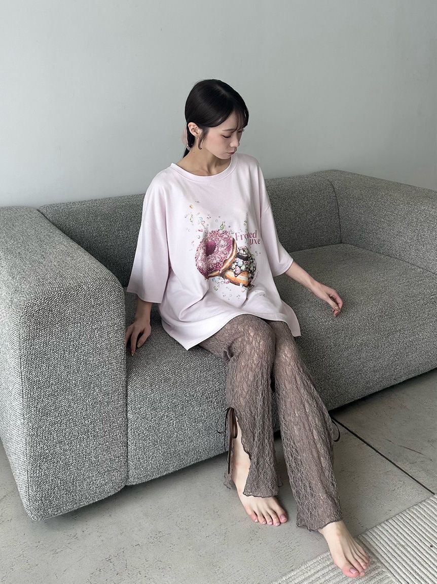 SNIDEL HOME「レースレギンスパンツ」|ルームウェア|