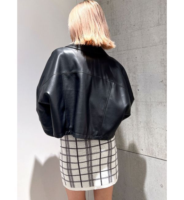 GYDA「CHECK PATTERN ニットスカートライクショートパンツ」|スカート|