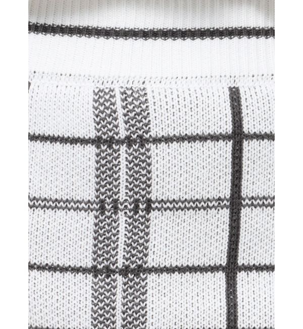 GYDA「CHECK PATTERN ニットスカートライクショートパンツ」|スカート|
