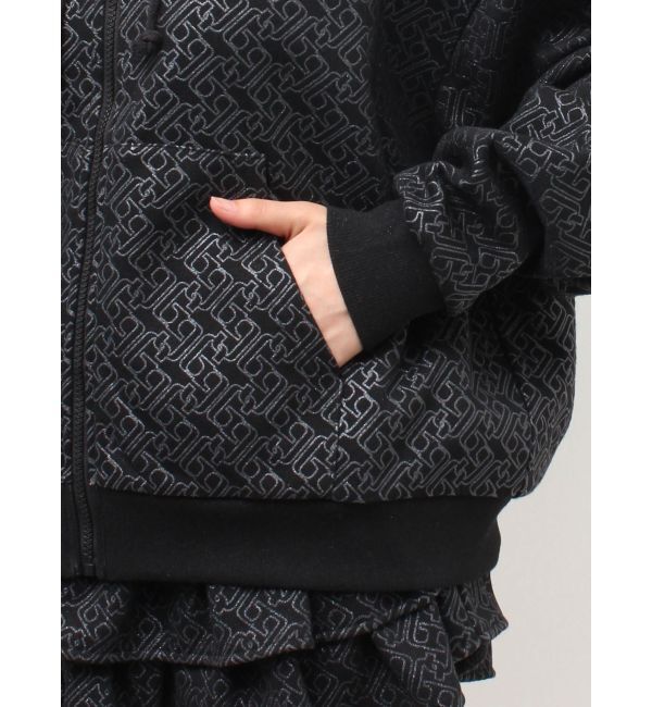 GYDA「GG chain glitter print BIGパーカー」|パーカー|