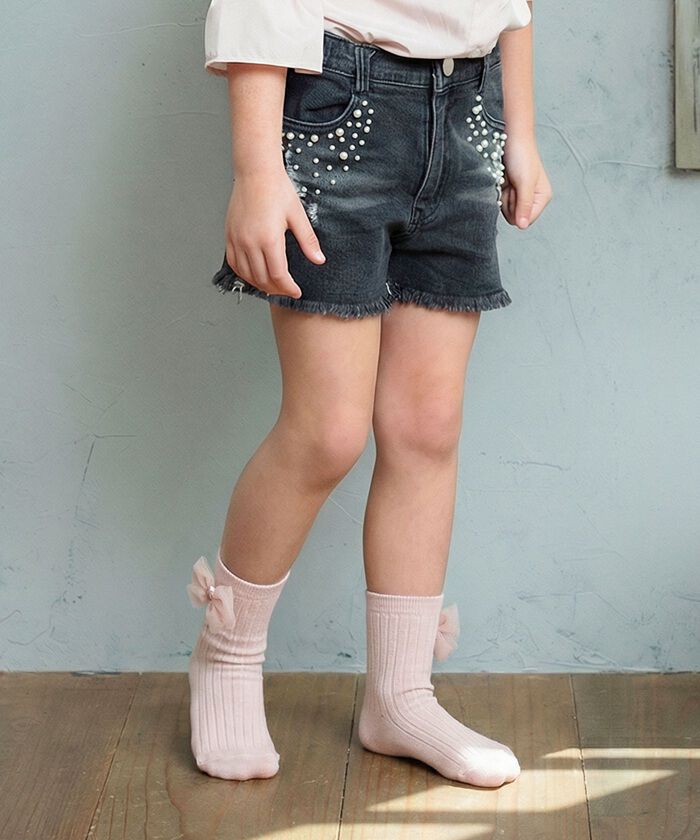 BACKYARD FAMILY「Rora 靴下 キッズ 通販 ローラ ソックス 女の子 ショートソックス リブソックス フォーマル」|ソックス|