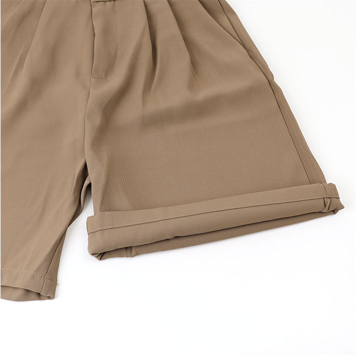 BACKYARD FAMILY「ハーフパンツ ボトムス レディース 通販 ショートパンツ おしゃれ きれいめ タックパンツ」|その他|