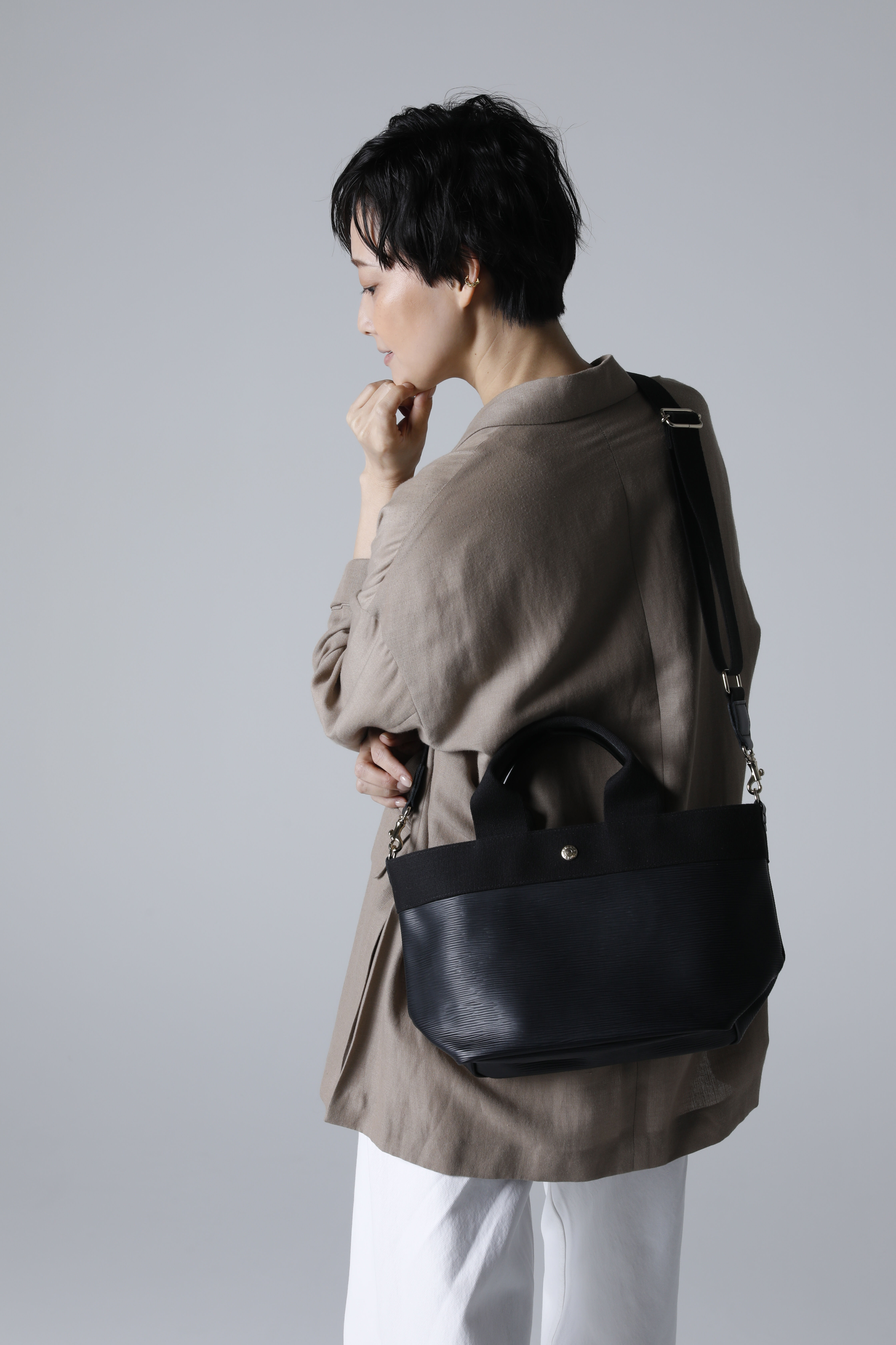 TOPKAPI BREATH「【人気色が限定復活！】【Breath TOPKAPI】RIPPLE リプル トート バッグ M（ショルダー付き）」|トートバッグ|