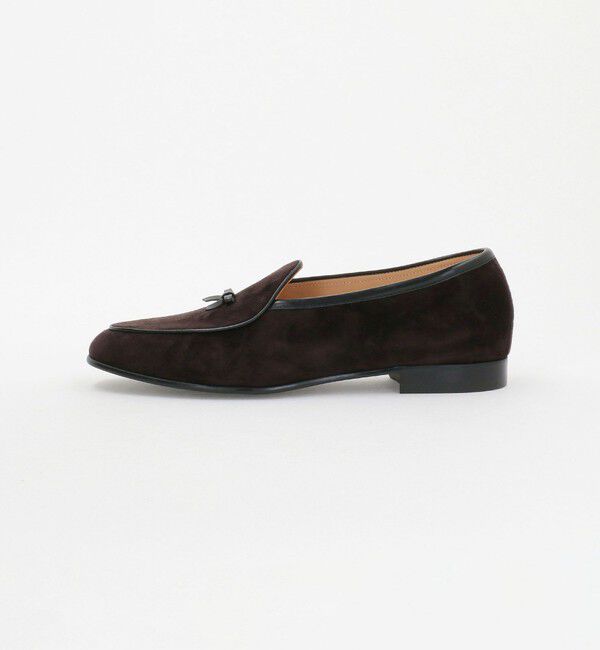 UNITED ARROWS「スエード ベルジャンシューズ」|ビジネス・ドレスシューズ|DK.BROWN