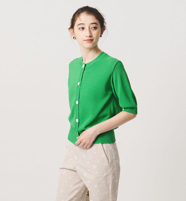 UNITED ARROWS「クルーネック ベーシック カーディガン ‐ウォッシャブル‐」|カーディガン|