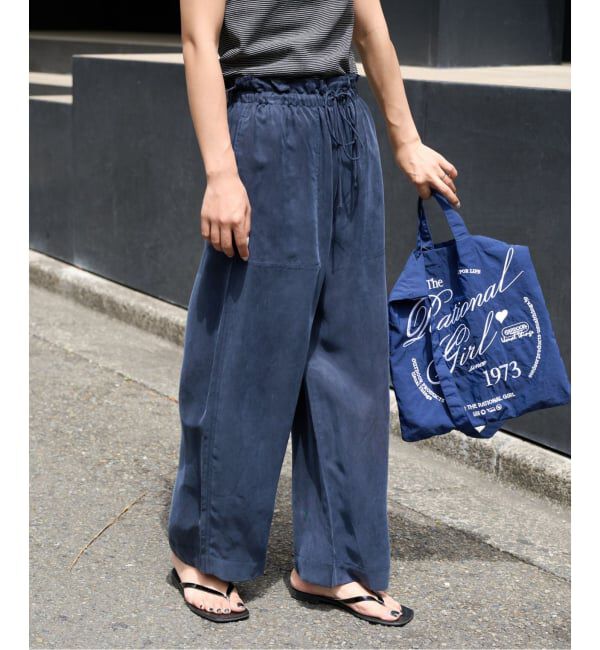 OUTDOOR PRODUCTS Usual Things「≪予約≫追加 キュプラステッチワークドロストパンツ」|スラックス|