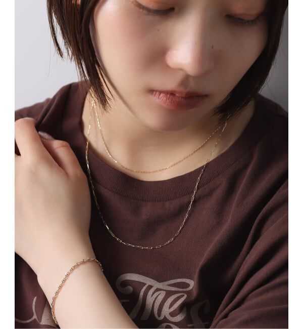 Lilas by Spick&Span「スカルチェーン17cmブレスレット K10」|ブレスレット・バングル|