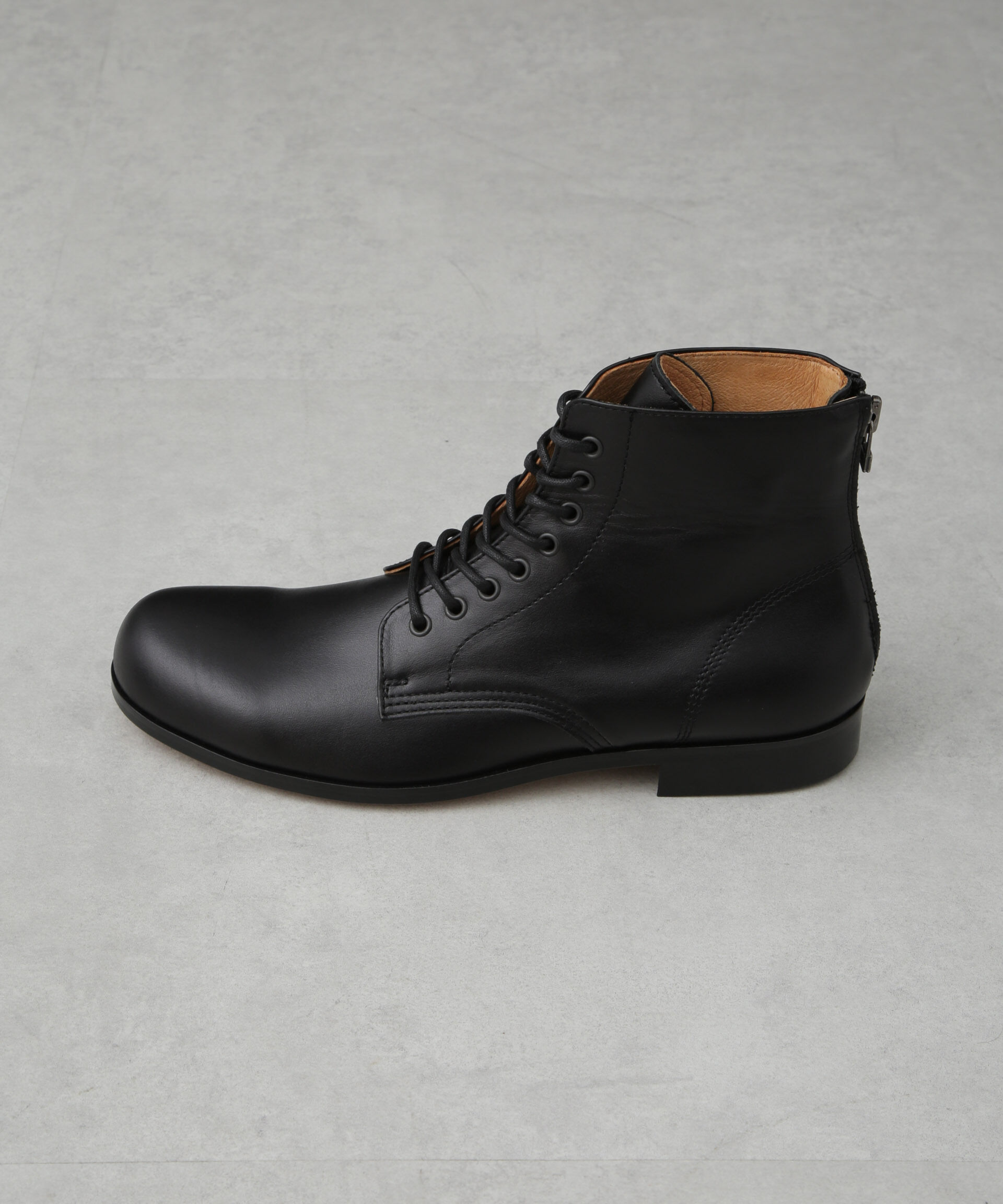 nano･universe「PADRONE THE STANDARD LINE/ 別注 BACK ZIP LACEUP BOOTS/ ﾊﾞｯｸｼﾞｯﾌﾟﾚｰｽｱｯ 」|ショートブーツ|
