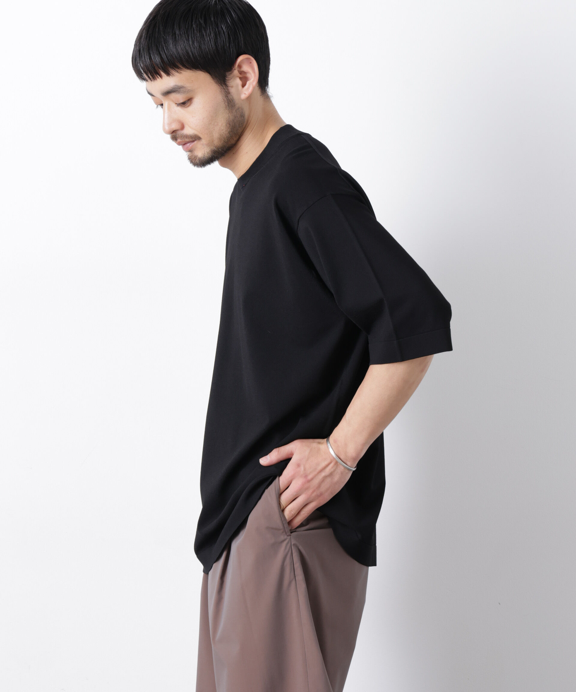 nano･universe「ジャケT(R) ELITE 7 FUNCTION ニット」|ニット・セーター|