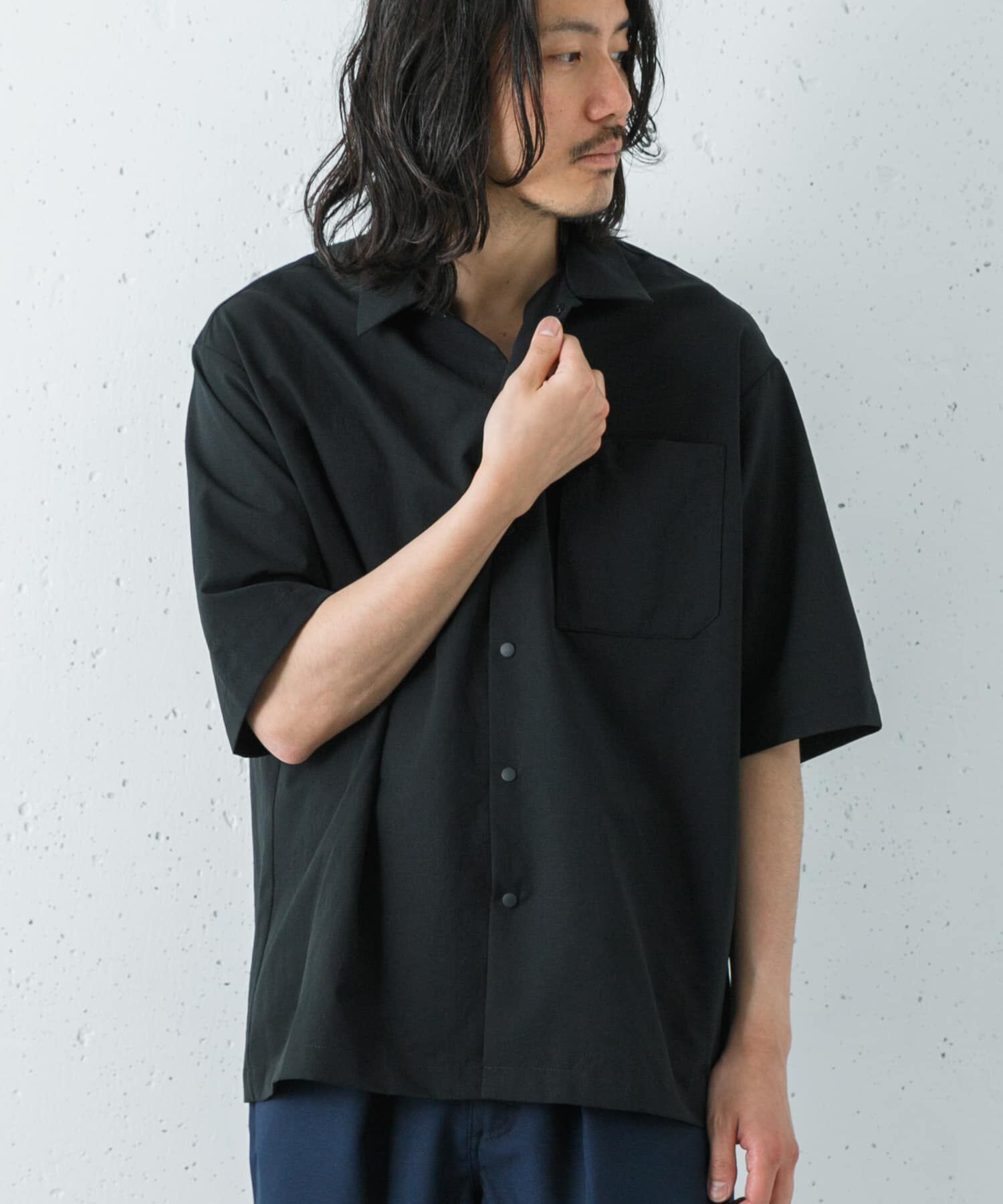 URBAN RESEARCH「『洗濯可/防シワ/撥水』COOL DOTS SHORT-SLEEVE SHIRTS」|シャツ・ブラウス|