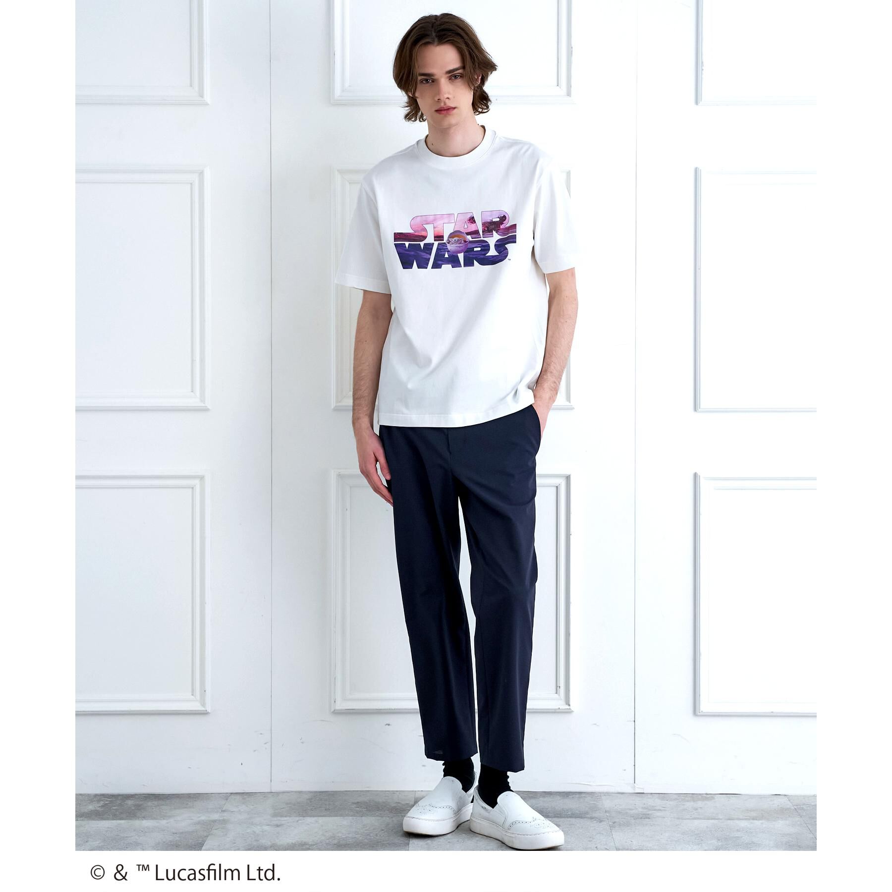 DRESSTERIOR「【接触冷感】STAR WARS ロゴTシャツ」|Tシャツ・カットソー|