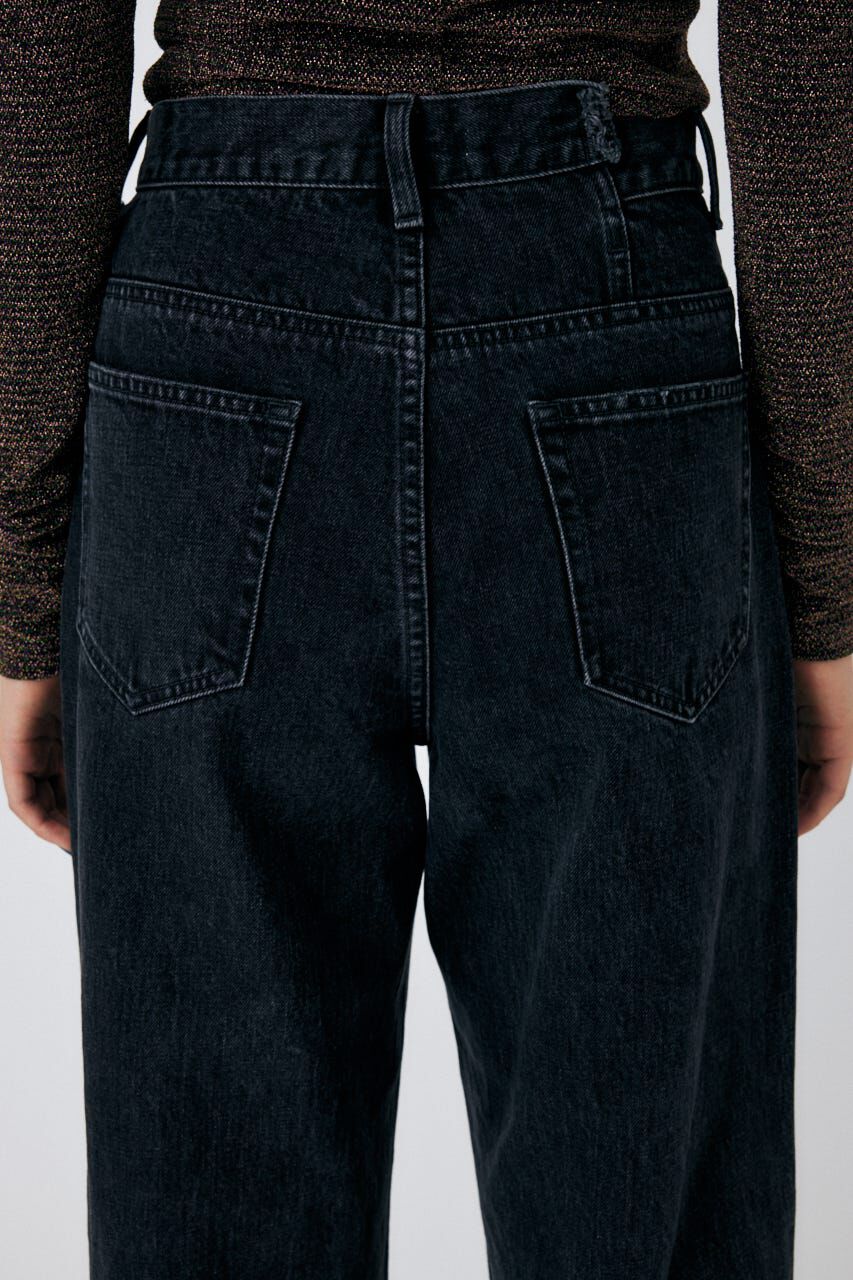 MOUSSY「CROSS WAIST WIDE ストレート」|デニム|