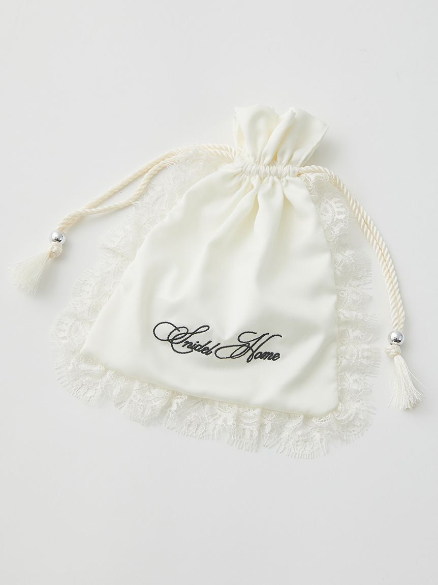 SNIDEL HOME「サテンレース巾着」|その他|