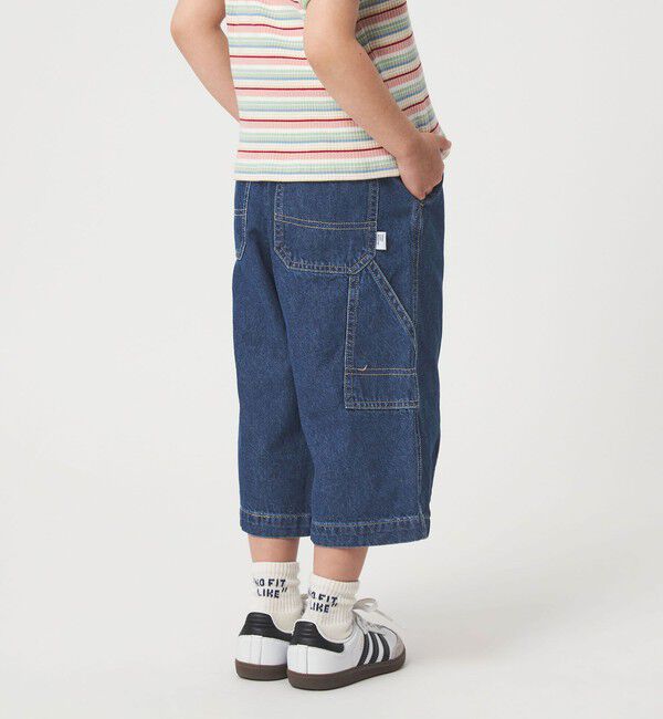 UNITED ARROWS green label relaxing「デニム クロップド ペインター パンツ / キッズ  100cm-160cm」|チノ|