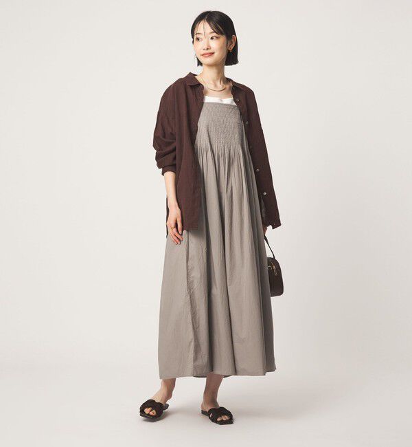 UNITED ARROWS green label relaxing「メニータック キャミソール ワンピース」|ワンピース|MOCA