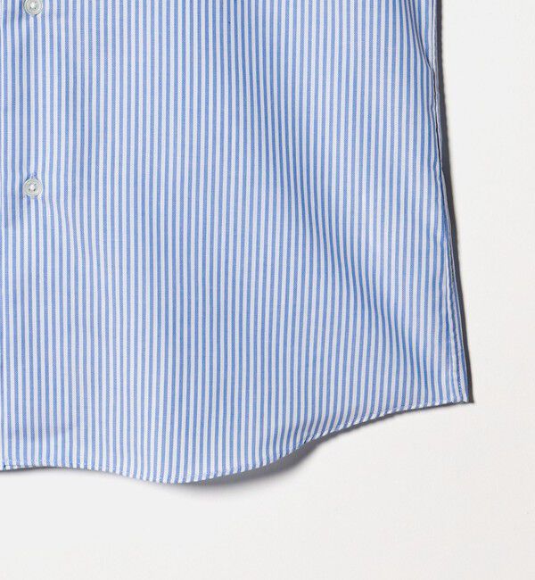UNITED ARROWS green label relaxing「エブリット TC パナマ ストライプ スタンダード ボタンダウン ショートスリーブ シャツ -イージーアイロン」|シャツ・ブラウス|