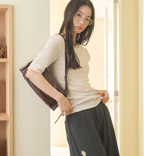 BEAUTY&YOUTH UNITED ARROWS「ポリエステル 2WAY コンパクトカットソー」|Tシャツ・カットソー|OFF WHITE