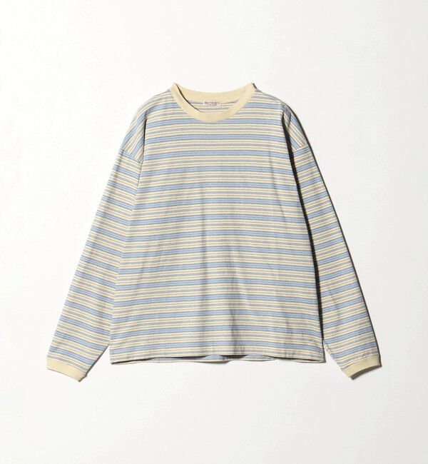 BEAUTY&YOUTH UNITED ARROWS「オルタネイトボーダー ボリュームスリーブ クルーネック カットソー」|Tシャツ・カットソー|