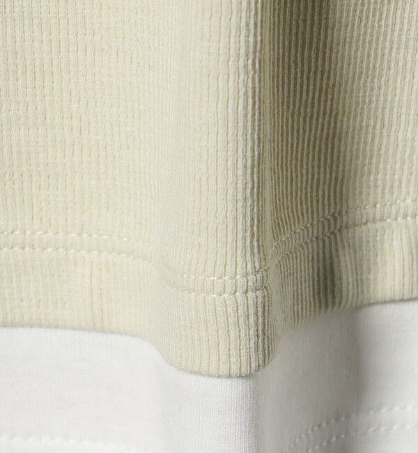 BEAUTY&YOUTH UNITED ARROWS「ヘンリーネック レイヤード Tシャツ」|Tシャツ・カットソー|