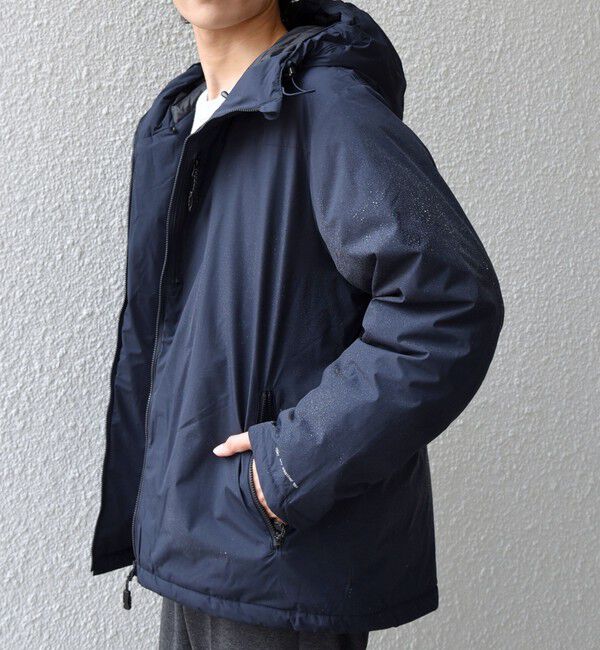 SHIPS any「SHIPS any:〈撥水/防風等〉多機能 ダウン フード ブルゾン 25AW◇」|ダウン|ネイビー